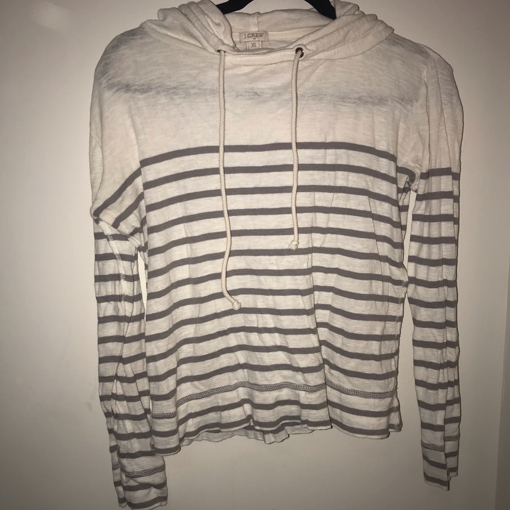 Jcrew striped sweatshirt